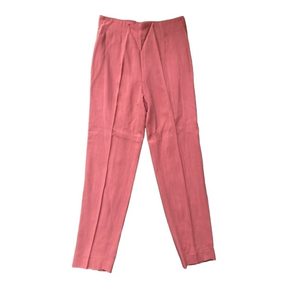 Katharine Hamnett London High Rise Ankle Pants Wool Blend Made in Italy - Picture 2 of 10